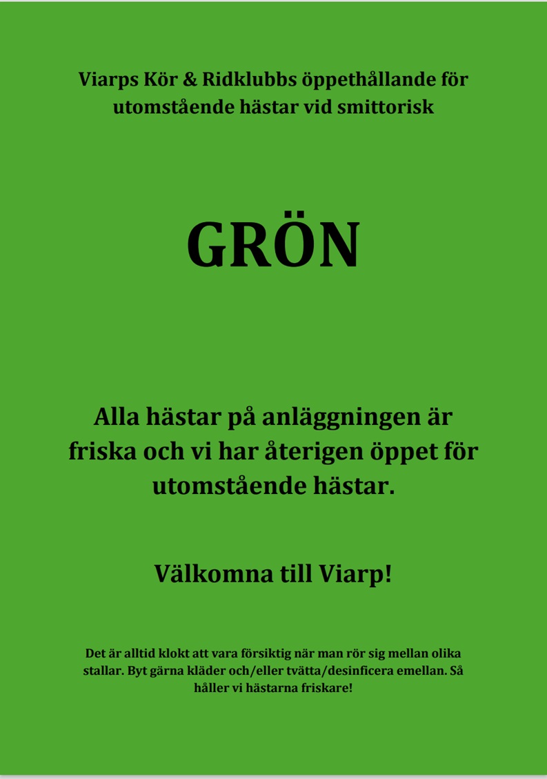 Anläggningen är åter öppen!